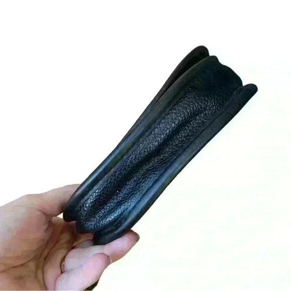 Steve Madden Black Crossbody Bag Belt with Silver Chain - Picture 8 of 9